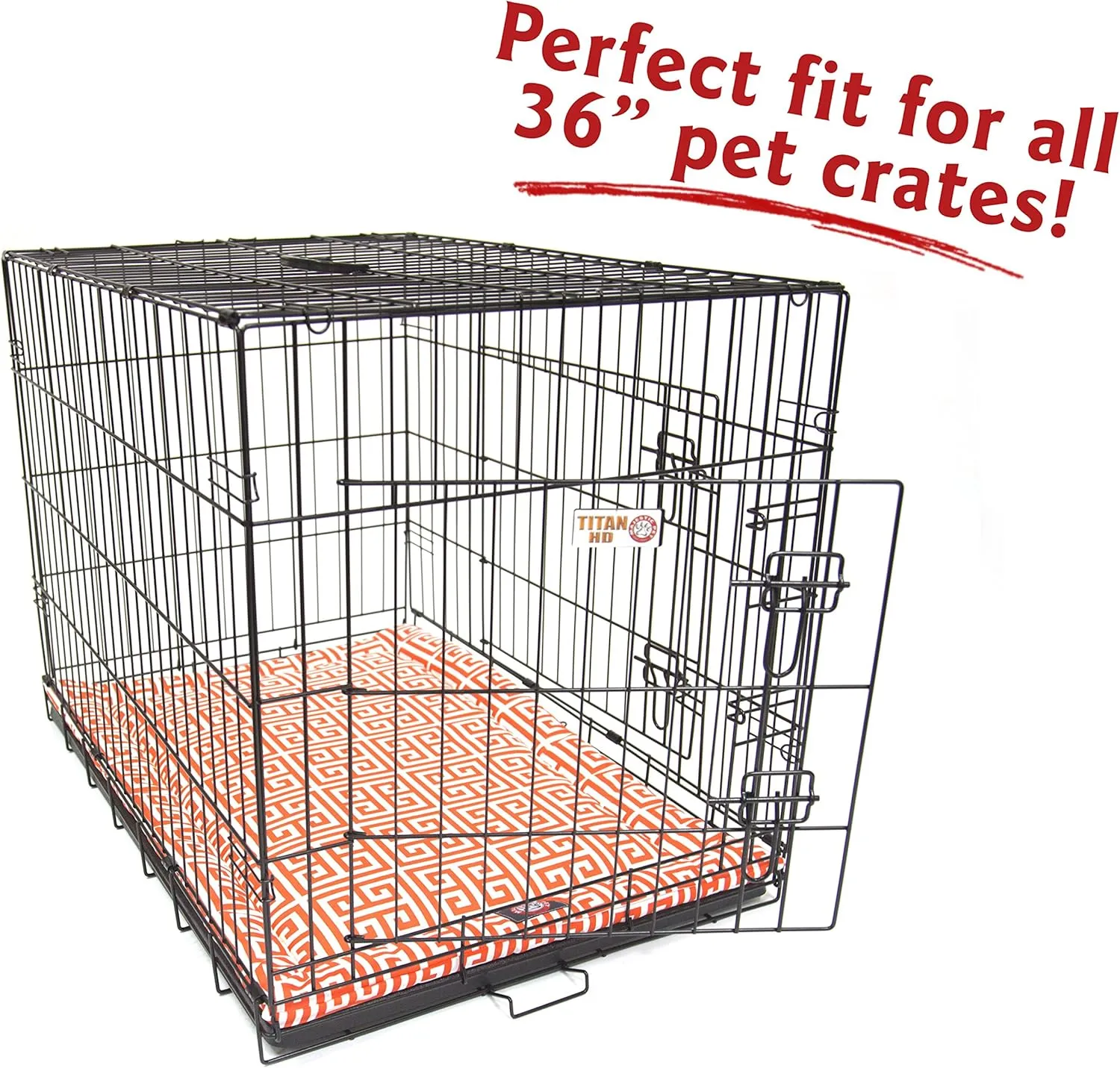 36" Towers Orange Crate Dog Bed Mat By Majestic Pet Products