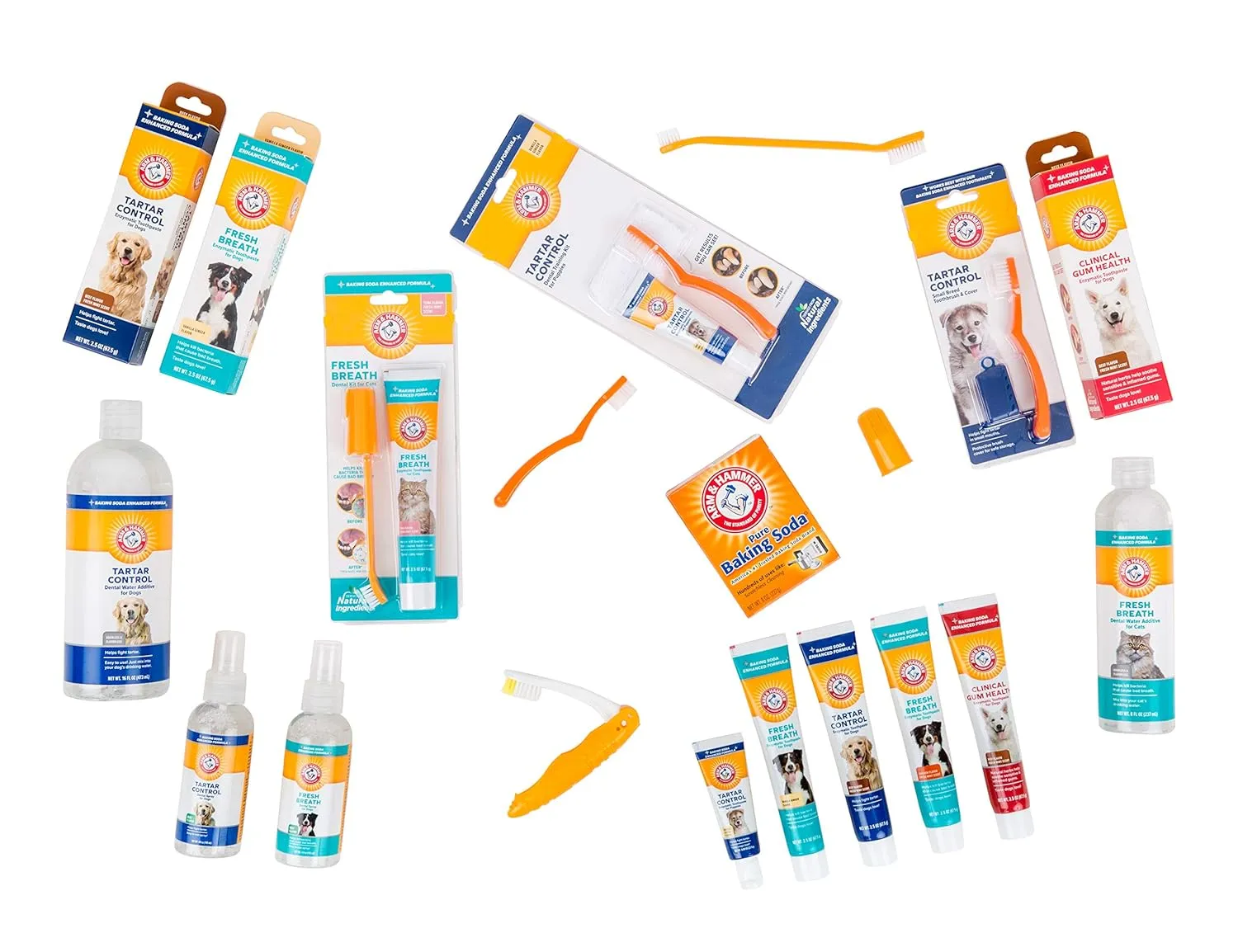 Arm & Hammer for Pets Fresh Breath Enzymatic Toothpaste for Dogs, Vanilla Ginger Flavor | Dog Toothpaste for All Dogs in a Flavor Dogs will Love | 2.5 Ounces - 2 Pack