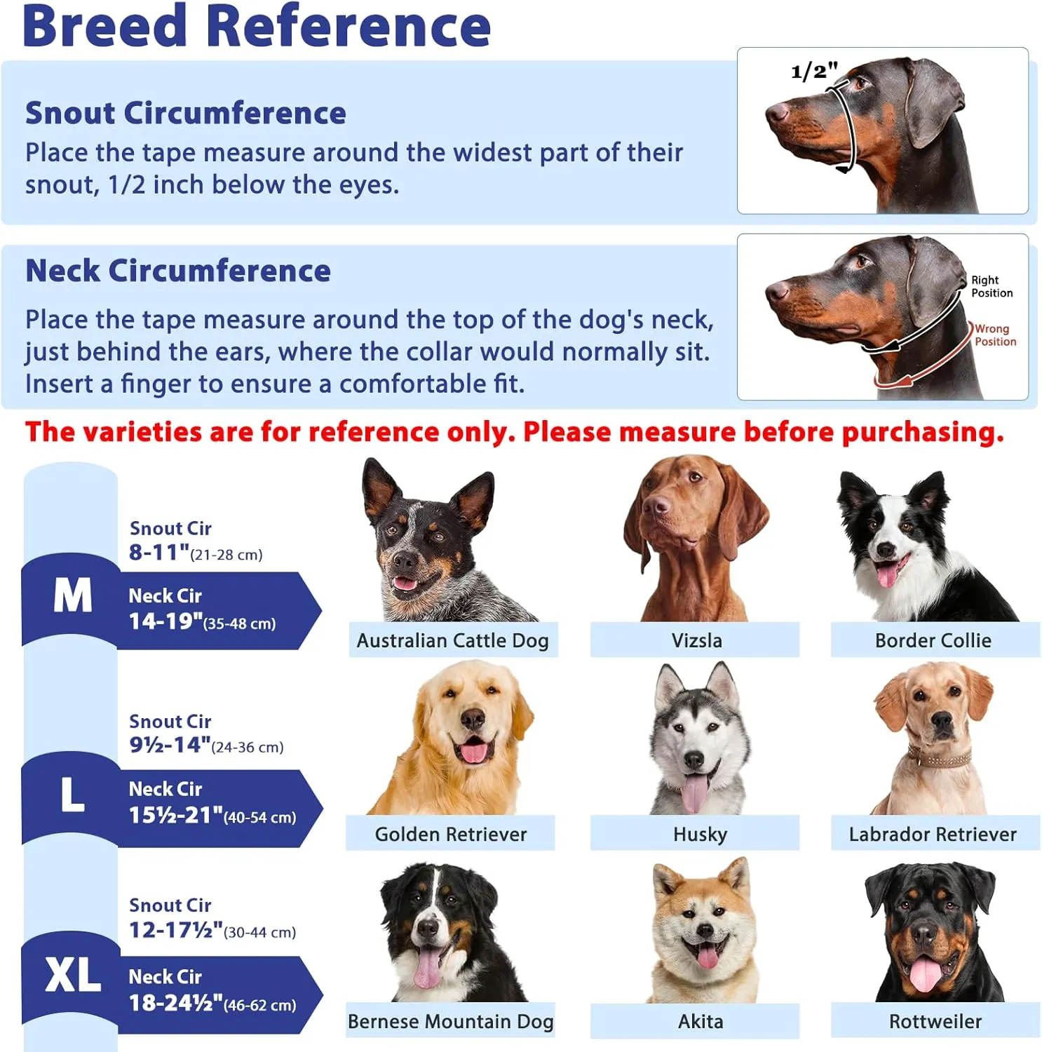 BARKLESS Soft Dog Head Collar, Patented Padded No Pull Head Halter, Training Nose Leash with Safety Link for Medium Large Dogs, Adjustable Muzzle Leash, Easy Control for Walking(Blue, M)