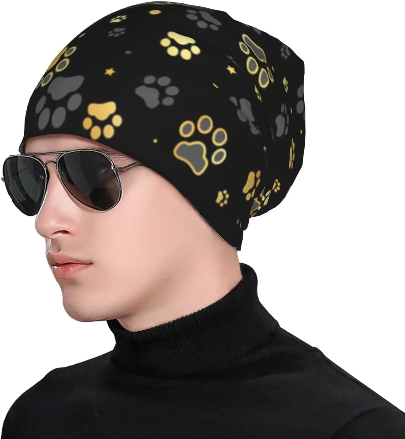 Beanie Chemo Hat Cancer Headwear Knitted Hats Baggy Slouchy Scarf Cap for Adults Women Men