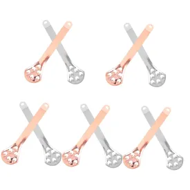 Beaupretty 10 Pcs Tongue Scraper Scrubber Mouth Rinse Piercing Scaper Heads Prank Teeth Toothbrush Double Gel Lip Tape Scrapers Scrapper Kit Holder Tongue Cleaners Stainless Steel