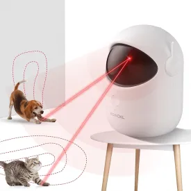 Cat Toys for Indoor Cats, Cat Laser Pointer Toy, Rechargeable Automatic Cat Toy with Timer & Speed Modes, Ideal Interactive for Cats Dogs Training and Exercise