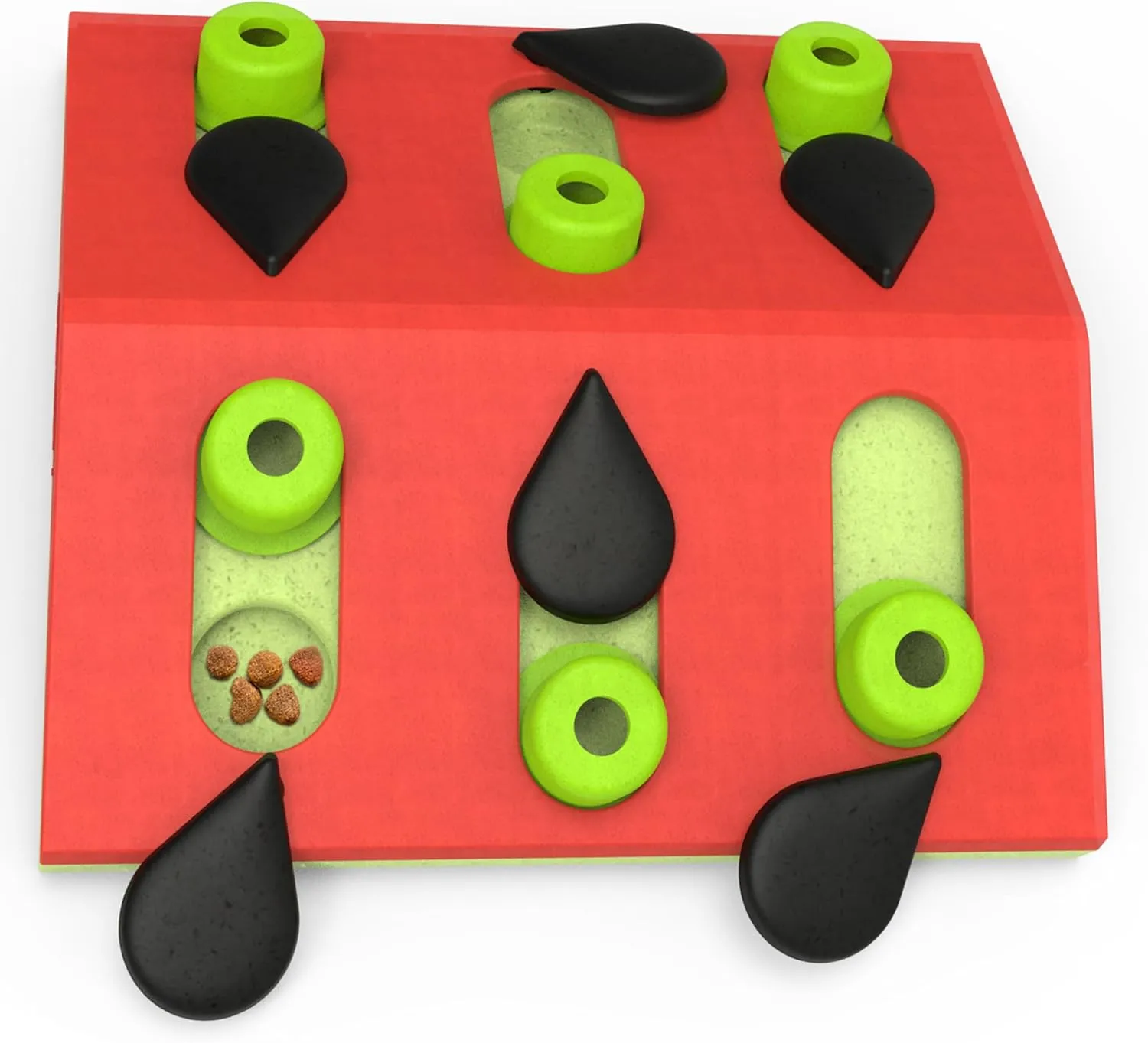 Catstages Melon Madness Puzzle & Play, Interactive Treat Puzzle Cat Toy, Pink