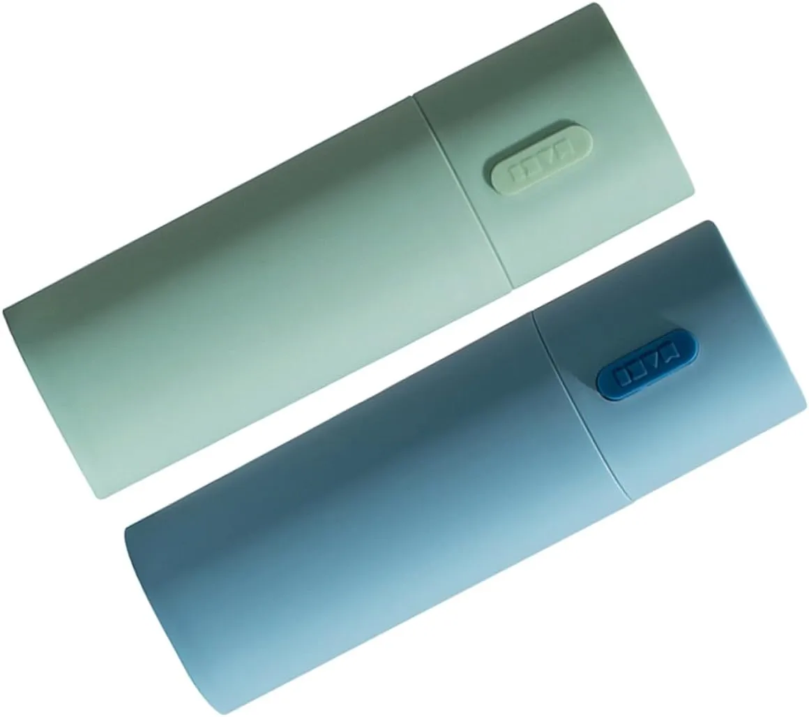 Ciieeo Toothbrush Travel Holder Storage Case Toothpaste Container Brushing Mug Compact Portable