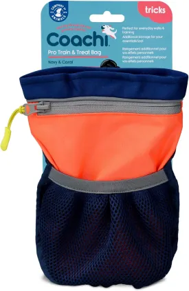 Coachi Pro Train & Treat Bag, Pouch. Dog Trainers and Professional Walkers, Extra Large Storage, Secure Attachment Options, Zipped Pocket, Magnetic Closure. Suitable for Dog Walking & Training