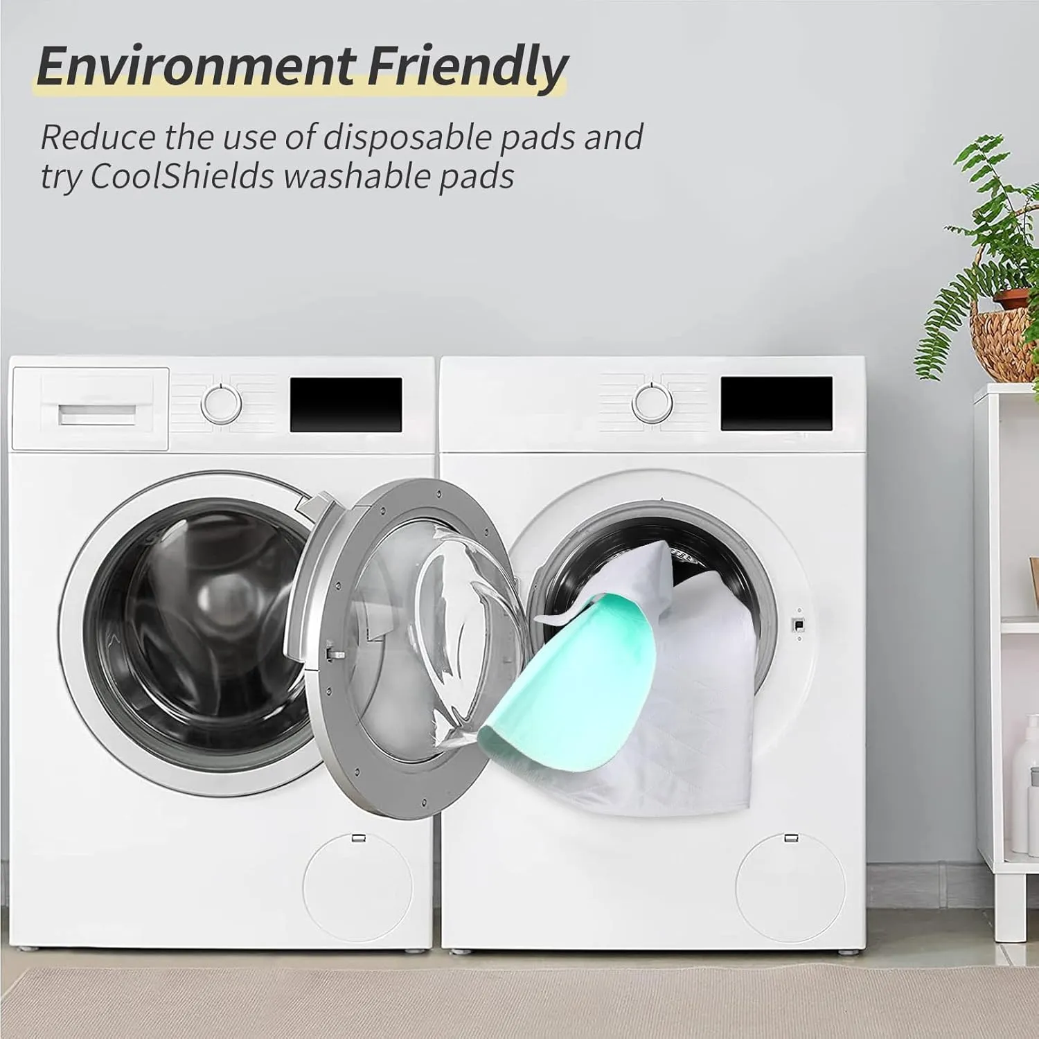 CoolShields Waterproof Bed Pads Incontinence 34'' x 52'' (1 Pack) Washable Reusable Bedwetting Mattress Protector Pad for Kids, Adults, Elderly, and Pets