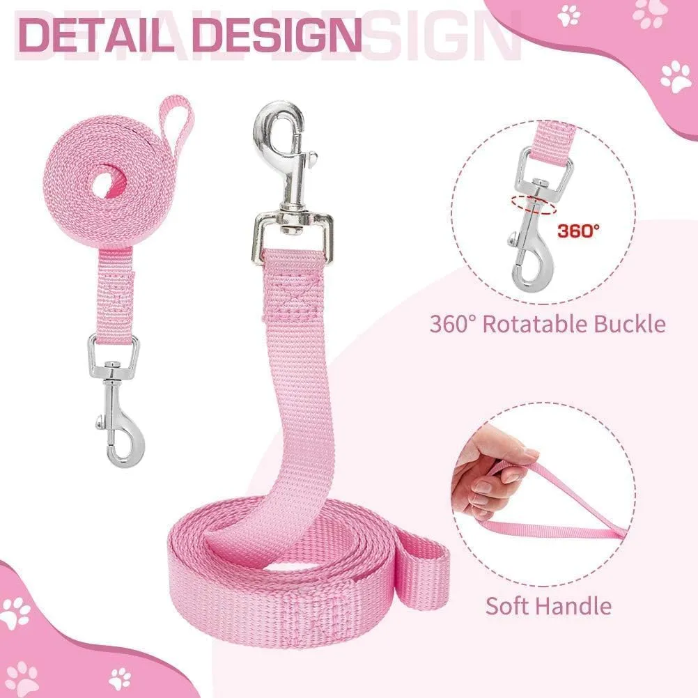 KOOLTAIL Dog Harness for Small Medium Dogs ,Dog Harness and Leash Set, Step in No Pull Soft Mesh Padded Adjustable and Reflective Pet Vest Harness Puppy, Plaid Extra Harness for XS S Dogs, Pink S