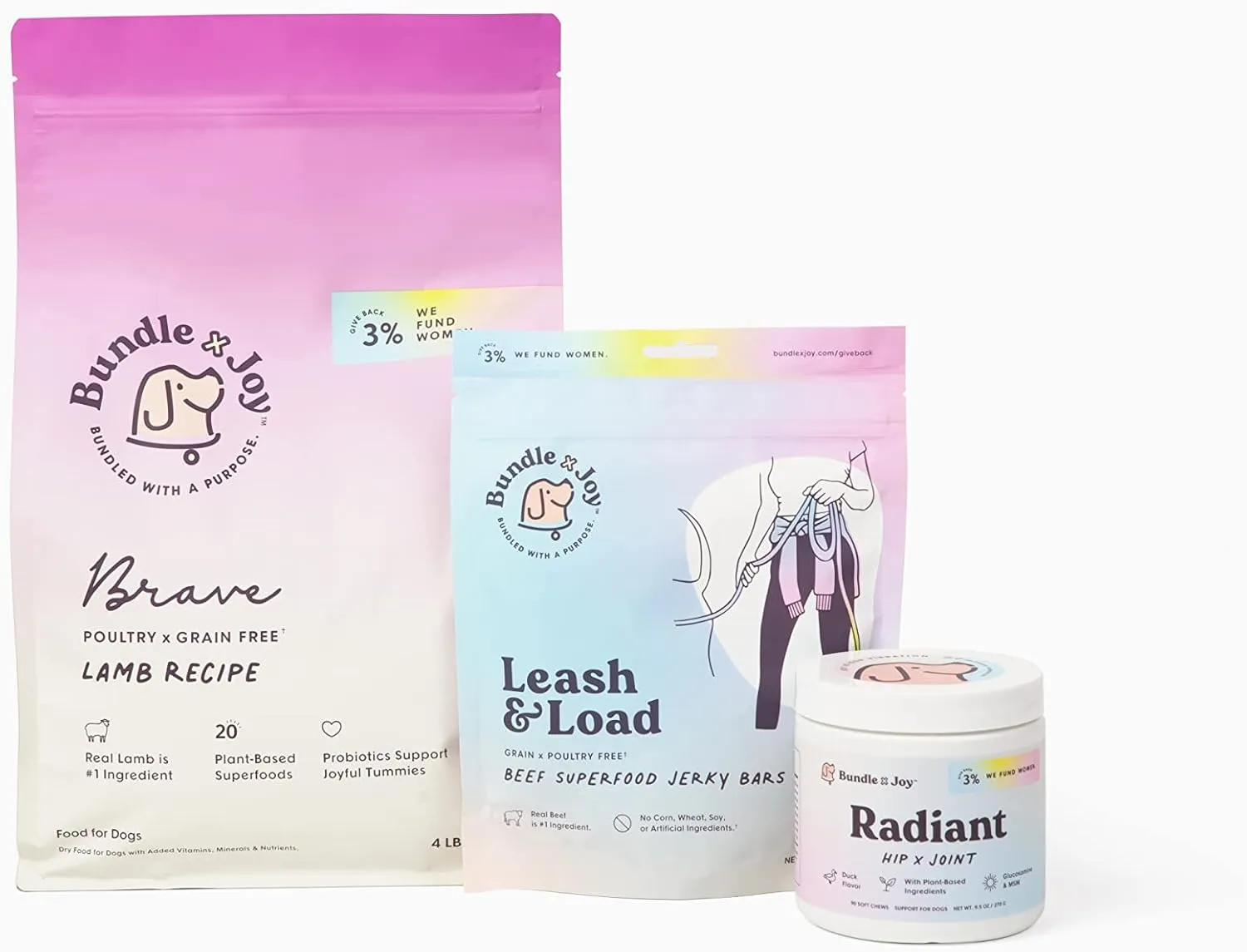 Leash & Load Dog Treats Beef Jerky Snack Bars, 5 oz Bag, Puppy and Training Treats, Natural Superfood Grain Free Made with Real Beef, Superfoods, Corn, Poultry & Soy Free