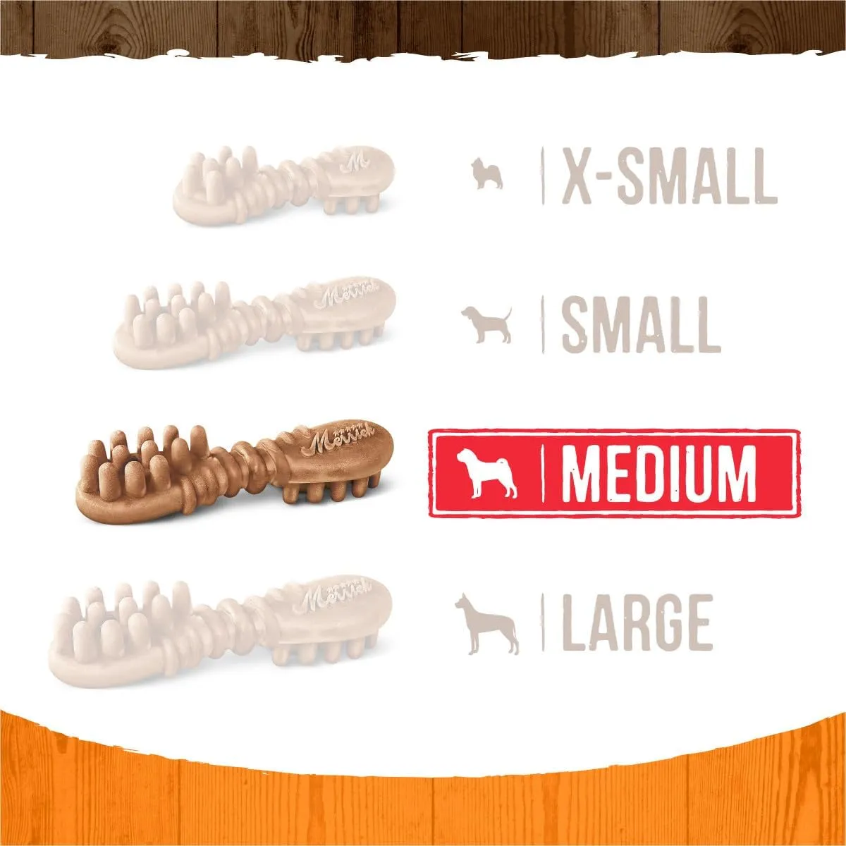 Merrick Fresh Kisses Natural Dental Chews, Treats Infused with Pumpkin and Cinnamon for Medium Dogs 25-50 Lbs - 1.9 lb. Box