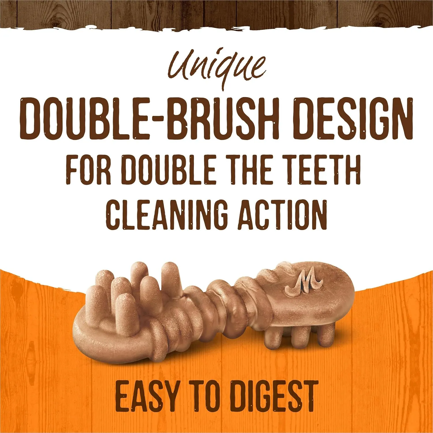 Merrick Fresh Kisses Natural Dental Chews, Treats Infused with Pumpkin and Cinnamon for Tiny Dogs 5-15 Lbs - 5.3 oz. Pouch