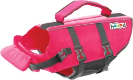 Outward Hound Granby Splash Dog Life Jacket, High-Buoyancy Dog Life Vest for Swimming, Boating, and Water Safety, Small, Pink