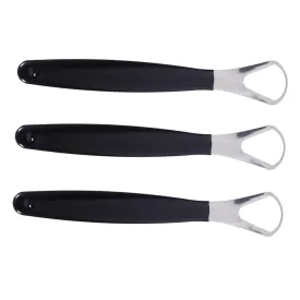 PartyKindom Tongue Set 2-sided Stainless Steel Tongue Scraper Infants to Adults for Fresh to Carry