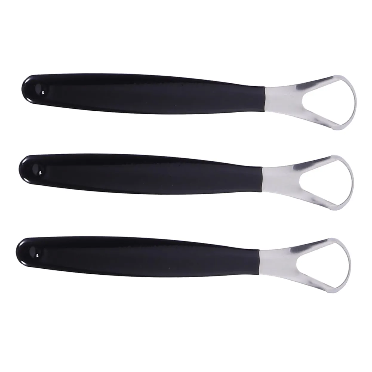 PartyKindom Tongue Set 2-sided Stainless Steel Tongue Scraper Infants to Adults for Fresh to Carry