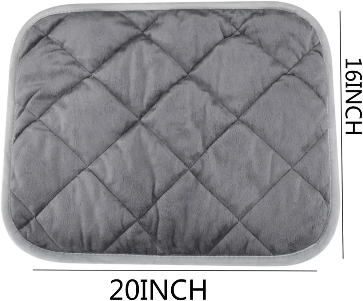 Pet Self Heating Pad for Cat Dog Keep Pet Toasty Reflective Heat Mat Non-Slip Washable Thermal Pad 20"x16"