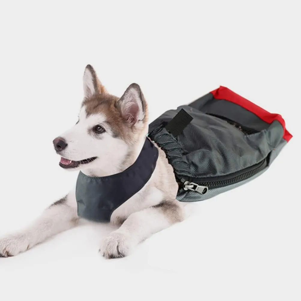 POPETPOP Dog Drag Bag for Paralyzed Pets Wear- Pet Carrier for Injured Dogs Breathable Design for Senior and Weak Animals Comfortable Support for Indoor Use XXS