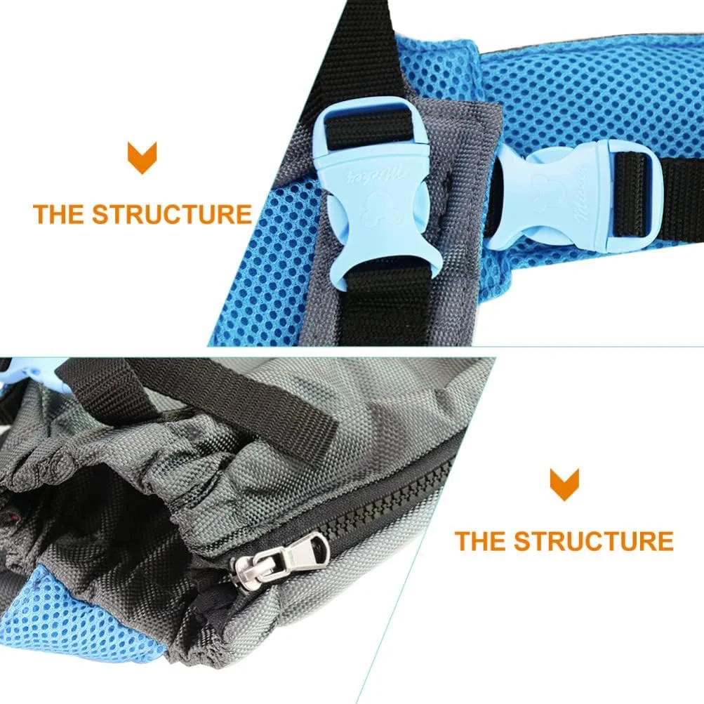 POPETPOP Dog Drag Bag for Paralyzed Pets Wear- Pet Carrier for Injured Dogs Breathable Design for Senior and Weak Animals Comfortable Support for Indoor Use XXS