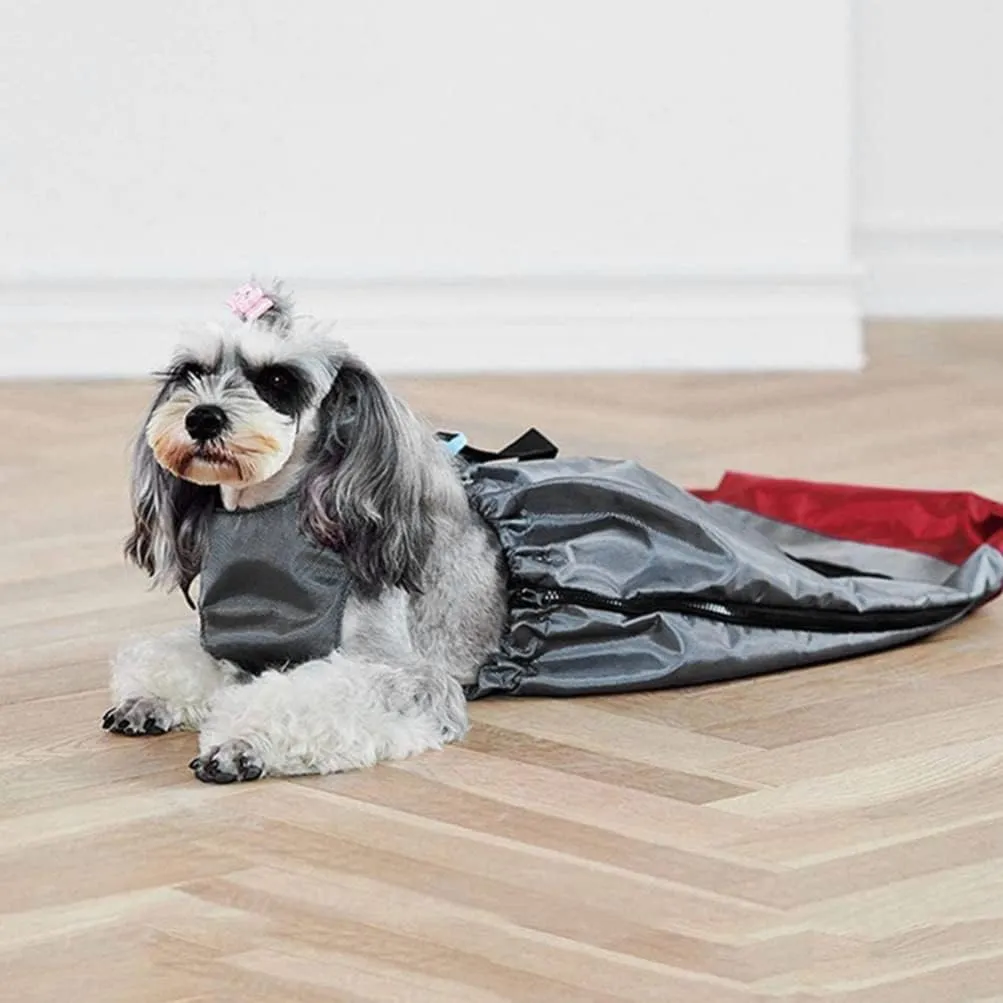 POPETPOP Dog Drag Bag for Paralyzed Pets Wear- Pet Carrier for Injured Dogs Breathable Design for Senior and Weak Animals Comfortable Support for Indoor Use XXS