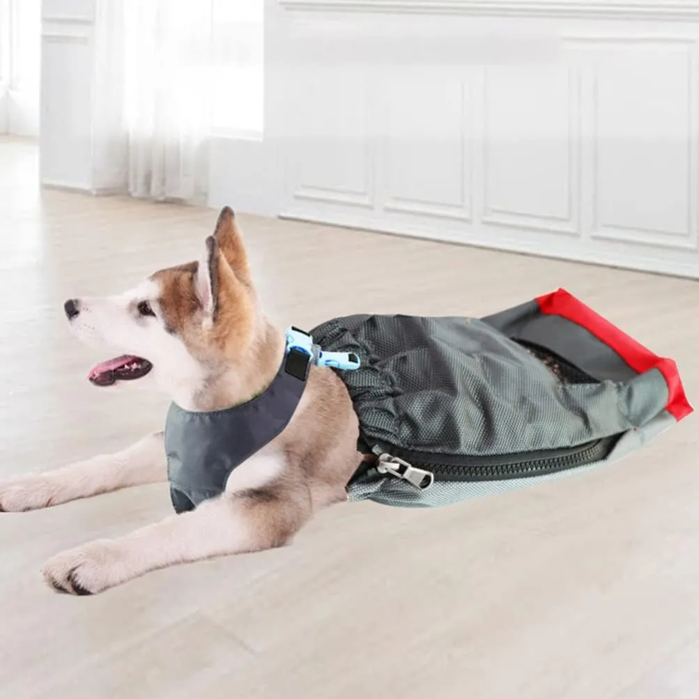 POPETPOP Dog Drag Bag for Paralyzed Pets Wear- Pet Carrier for Injured Dogs Breathable Design for Senior and Weak Animals Comfortable Support for Indoor Use XXS