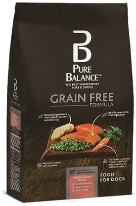 Pure Balance Grain Free Formula, Salmon & Pea Recipe, Dog Food, 11 lbs