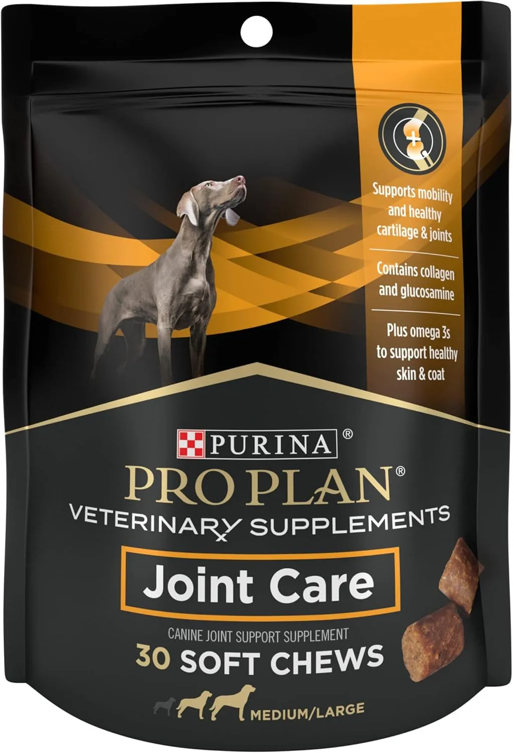 Purina Pro Plan Veterinary Joint Care Joint Supplement for Large Breed Dogs - 30 ct. Pouch