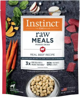 Raw Meals Freeze-Dried Beef Dog Food, 25 oz. Bag