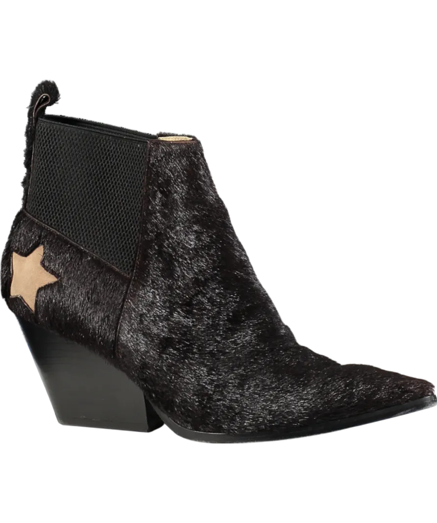 Rosamund Muir Brown Felixa Star Cowboy Ankle Boots UK 8 EU 41 👠