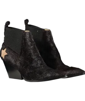 Rosamund Muir Brown Felixa Star Cowboy Ankle Boots UK 8 EU 41 👠