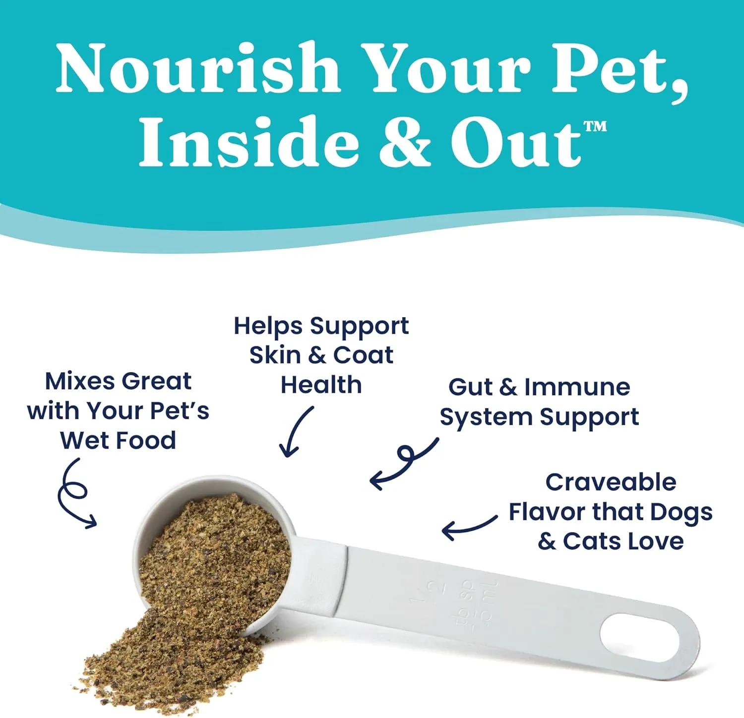 Solid Gold Dog & Cat Vitamin Supplements - Kelp Powder, Omega 3, Vitamins, Digestive Enzymes, Immune Support - 1 LB