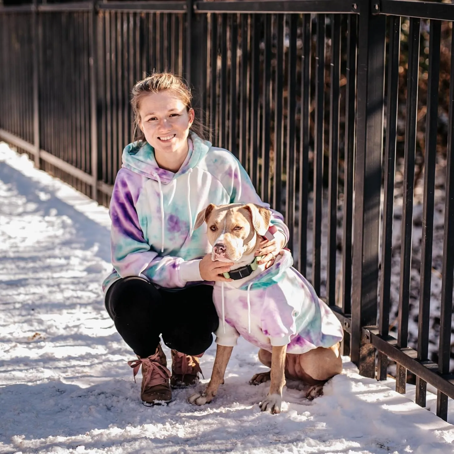 Spark Paws Human Hoodie - Premium Quality, Buttery Soft, Superior Comfort and Fit, Calming Fleece Interior, Suitable for All Styles  90s Retro Sky Dye, S