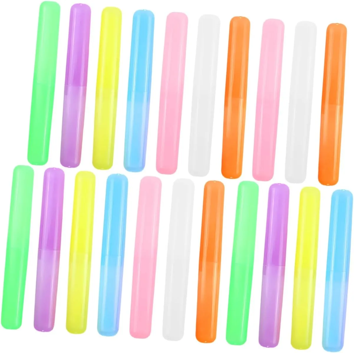 Toothbrush Case Travel Toothbrush Holder Portable Storage Box Plastic Toothpaste Case Business Travel Kit
