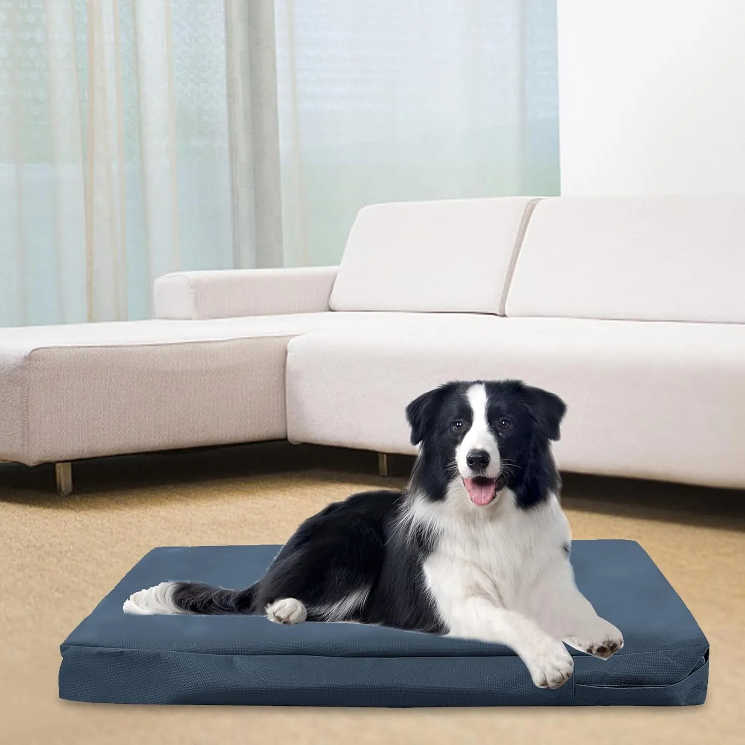 Waterproof Dog Bed Cover,Washable Removable Pet Dog Crate Pad Replacement Cover for 36 Inch Crate,Water Absorbable Pet Puppy Bed Covers for Dogs Cat,34Lx22Wx3.5H inch
