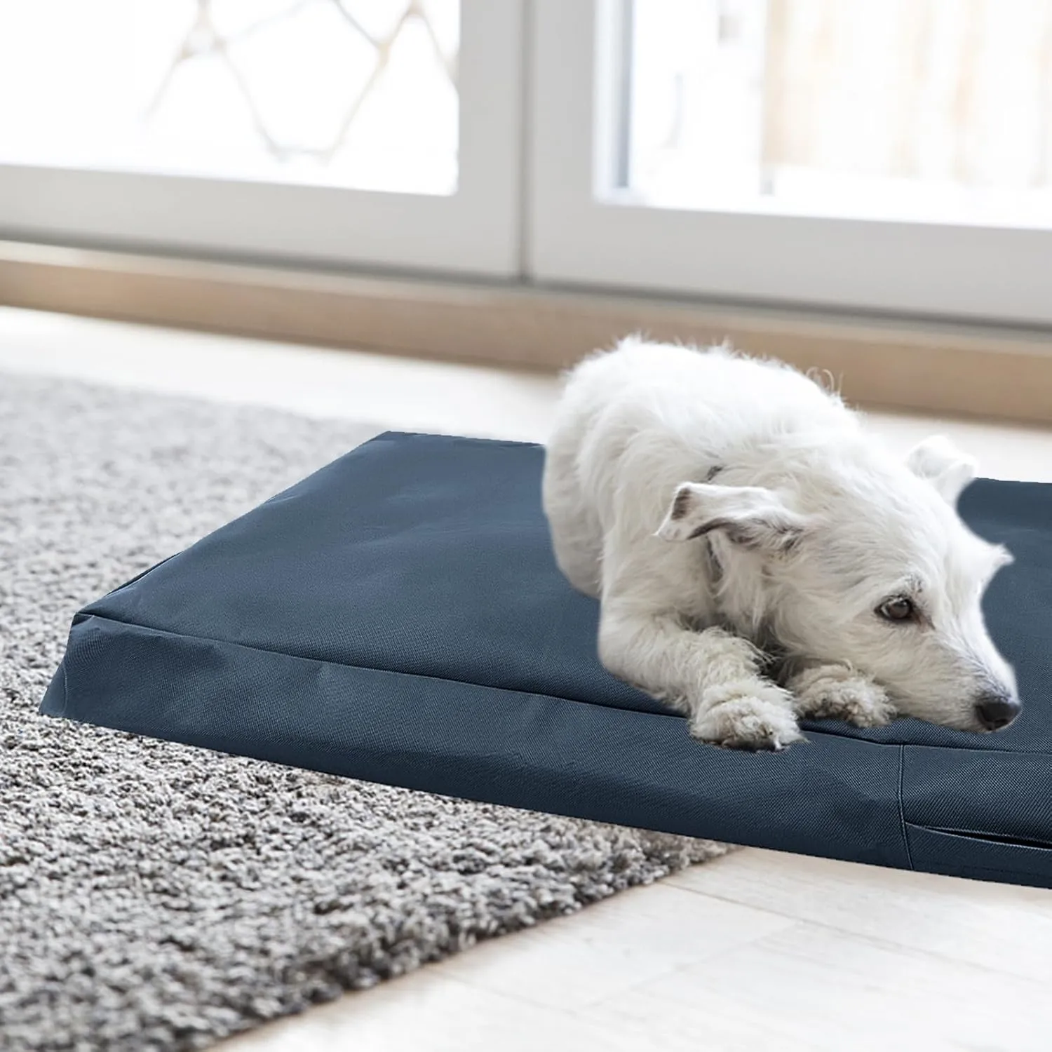 Waterproof Dog Bed Cover,Washable Removable Pet Dog Crate Pad Replacement Cover for 36 Inch Crate,Water Absorbable Pet Puppy Bed Covers for Dogs Cat,34Lx22Wx3.5H inch