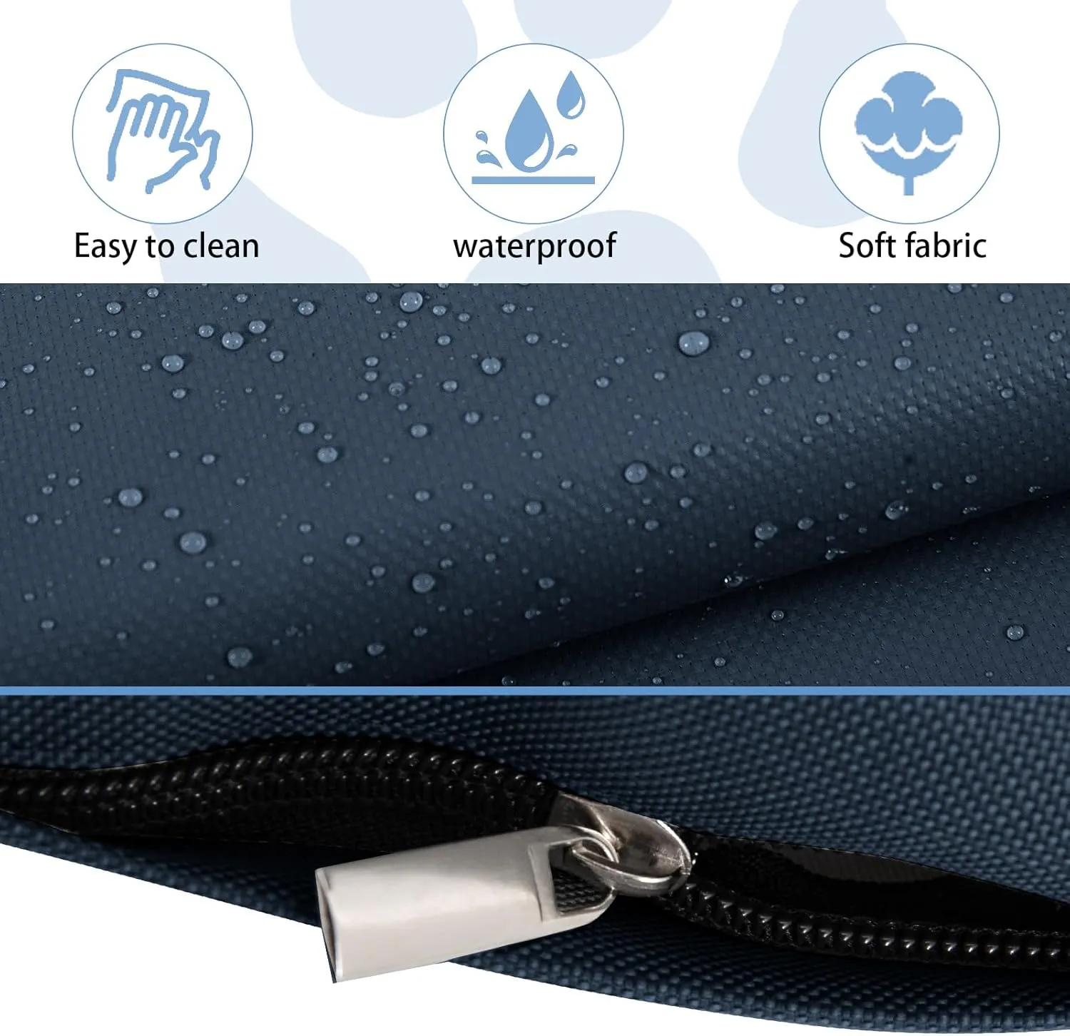 Waterproof Dog Bed Cover,Washable Removable Pet Dog Crate Pad Replacement Cover for 36 Inch Crate,Water Absorbable Pet Puppy Bed Covers for Dogs Cat,34Lx22Wx3.5H inch