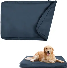 Waterproof Dog Bed Cover,Washable Removable Pet Dog Crate Pad Replacement Cover for 36 Inch Crate,Water Absorbable Pet Puppy Bed Covers for Dogs Cat,34Lx22Wx3.5H inch