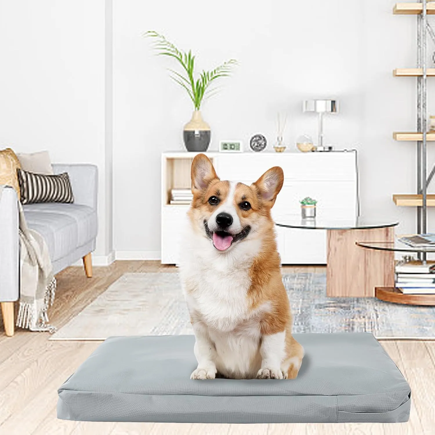 Waterproof Dog Bed Cover,Washable Removable Pet Dog Crate Pad Replacement Cover for 42 Inch Crate,Water Absorbable Pet Puppy Bed Covers for Dogs Cat,40Lx27Wx4H inch