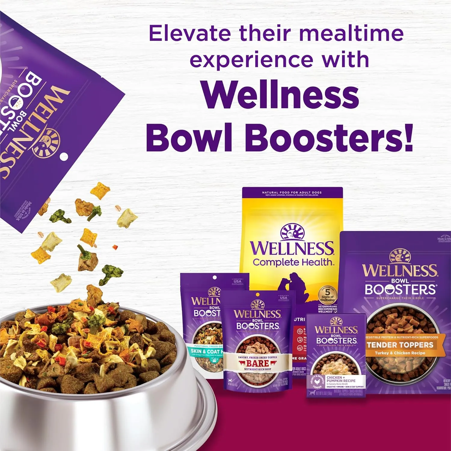 Wellness Complete Health Dry Dog Food, Small Breed, Wholesome Grains, Natural, Healthy Weight Turkey & Brown Rice Recipe, (4-Pound Bag)